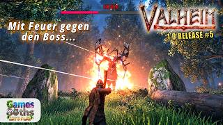 Mit Feuer gegen den Boss - Eikthyr | Valheim 1.0 #5