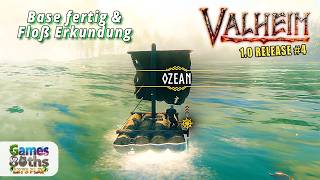 Die Base steht und erster Ausflug mit dem Floß | Valheim 1.0 #4