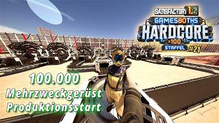 100.000! Mehrzweckgerüst - Beginn der Produktion | Satisfactory 1.2 Hardcore #21